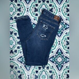 American Eagle Outfitters Dark Blue Hi-Rise Jegging